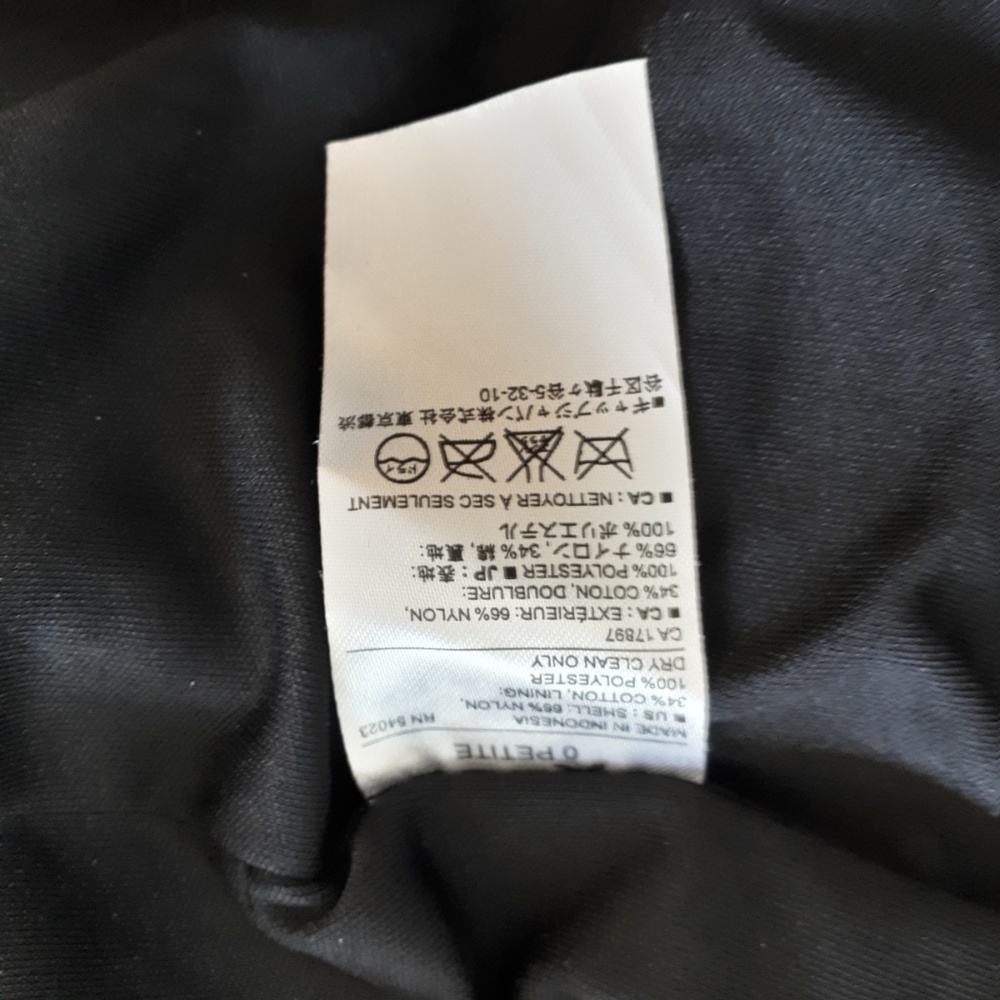 Banana Republic Navy Sheath Dress Lace Sleeveless - Picture 6 of 6